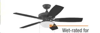 The Home Depot Hampton Bay 52 Gazebo III LED Outdoor Ceiling Fan offer