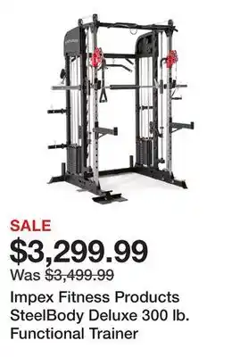 Dick's Sporting Goods Impex Fitness Products SteelBody Deluxe 300 lb. Functional Trainer offer