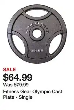 Dick's Sporting Goods Fitness Gear Olympic Cast Plate - Single offer