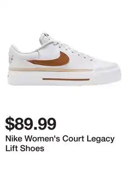 Dick's Sporting Goods Nike Women's Court Legacy Lift Shoes offer