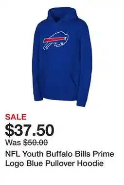 Dick's Sporting Goods NFL Youth Buffalo Bills Prime Logo Blue Pullover Hoodie offer