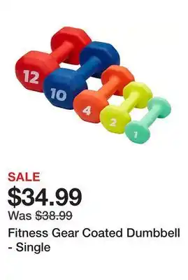 Dick's Sporting Goods Fitness Gear Coated Dumbbell - Single offer