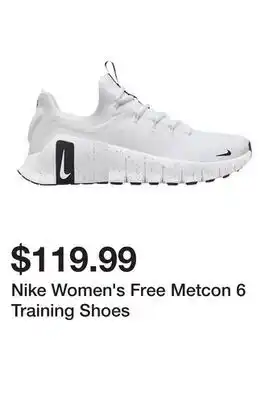 Dick's Sporting Goods Nike Women's Free Metcon 6 Training Shoes offer