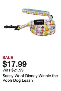 Petsmart Sassy Woof Disney Winnie the Pooh Dog Leash offer