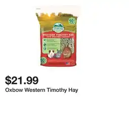 Petsmart Oxbow Western Timothy Hay offer