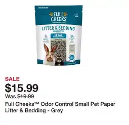 Petsmart Full Cheeks Odor Control Small Pet Paper Litter & Bedding - Grey offer