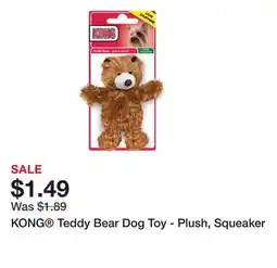 Petsmart KONG Teddy Bear Dog Toy - Plush, Squeaker offer