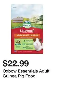 Petsmart Oxbow Essentials Adult Guinea Pig Food offer