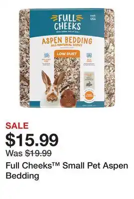 Petsmart Full Cheeks Small Pet Aspen Bedding offer