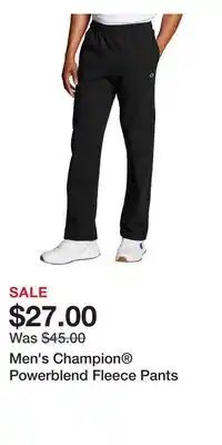 Kohl's Men's Champion Powerblend Fleece Pants offer