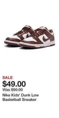 Nordstrom Nike Kids' Dunk Low Basketball Sneaker offer