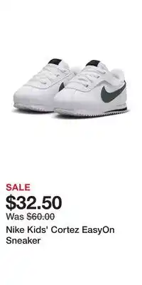 Nordstrom Nike Kids' Cortez EasyOn Sneaker offer