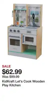 Kohl's KidKraft Let's Cook Wooden Play Kitchen offer