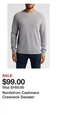 Nordstrom Nordstrom Cashmere Crewneck Sweater offer