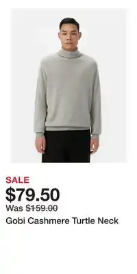 Nordstrom Gobi Cashmere Turtle Neck offer