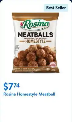 Walmart Rosina Homestyle Meatball offer