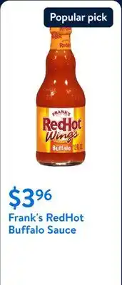 Walmart Frank's RedHot Buffalo Sauce offer