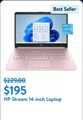 Walmart HP Stream 14-inch Laptop offer