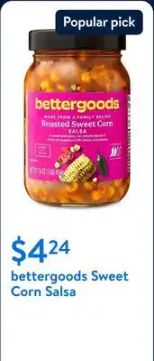 Walmart bettergoods Sweet Corn Salsa offer