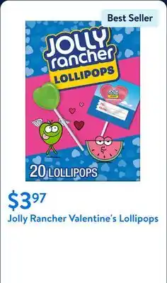 Walmart Jolly Rancher Valentine's Lollipops offer