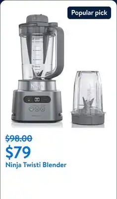 Walmart Ninja Twisti Blender offer