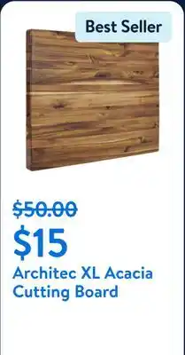 Walmart Architec XL Acacia Cutting Board offer