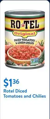 Walmart Rotel Diced Tomatoes and Chilies offer