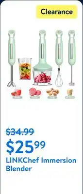 Walmart LINKChef Immersion Blender offer