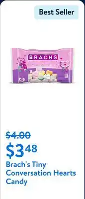 Walmart Brach's Tiny Conversation Hearts Candy offer