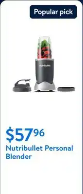 Walmart Nutribullet Personal Blender offer