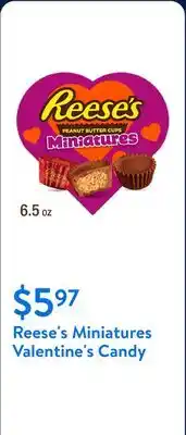 Walmart Reese's Miniatures Valentine's Candy offer