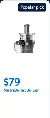 Walmart NutriBullet Juicer offer