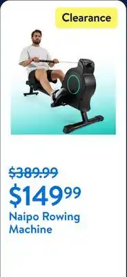 Walmart Naipo Rowing Machine offer