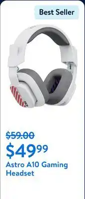 Walmart Astro A10 Gaming Headset offer