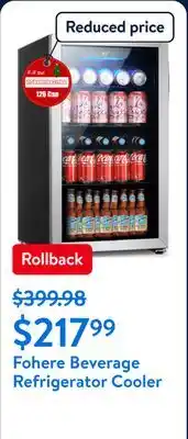 Walmart Fohere Beverage Refrigerator Cooler offer