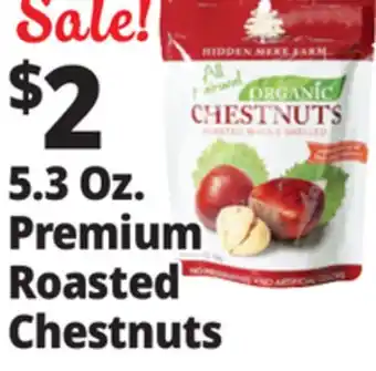 Ocean State Job Lot Organic Roasted Whole Shelled Chestnuts 5.3 oz offer