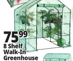 Ocean State Job Lot Tiller & Rowe 8-Shelf Walk-In Greenhouse offer