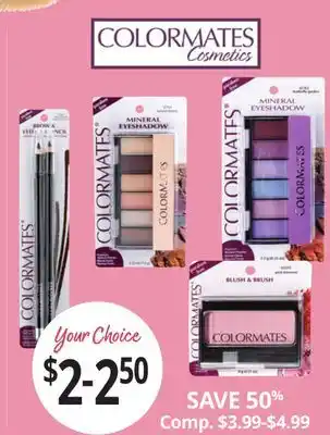 Ocean State Job Lot Colormates Cosmetics offer