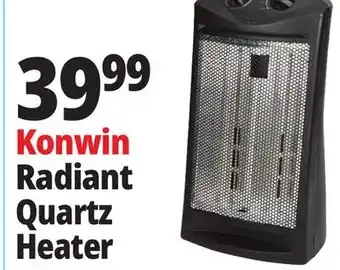 Ocean State Job Lot Konwin Infrared Quartz Tower Heater with Fan offer