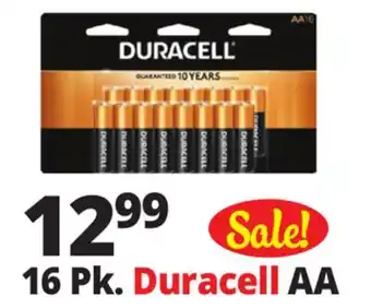 Ocean State Job Lot Duracell Alkaline AA Batteries 16-Pack offer