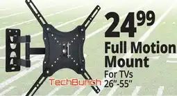 Ocean State Job Lot TechBunch Full Motion Universal Small TV Wall Mount offer