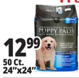 Ocean State Job Lot 24x24 Puppy Pads with Odor Eliminators 50 Count offer