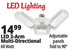 Ocean State Job Lot Multi-Directional LED Light 6000 Lumens offer