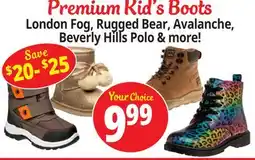 Ocean State Job Lot Premium Kid's Boots offer