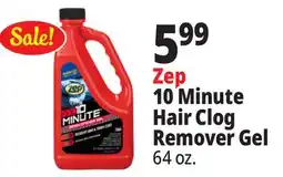 Ocean State Job Lot ZEP 10 Minute Drain Opener Gel 64 oz offer