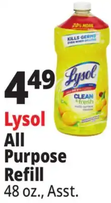 Ocean State Job Lot Lysol Clean & Fresh Multi-Surface Cleaner Sparkling Lemon & Sunflower Essence Scent 48 oz offer