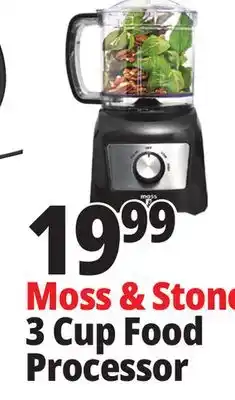 Ocean State Job Lot Moss & Stone 3 Cup Food Processor offer