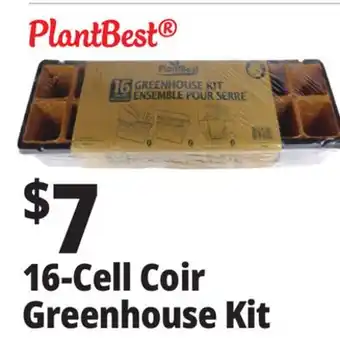 Ocean State Job Lot PlantBest 16-Cell Coir Greenhouse Kit offer