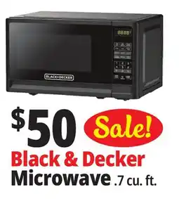 Ocean State Job Lot Black & Decker Microwave offer