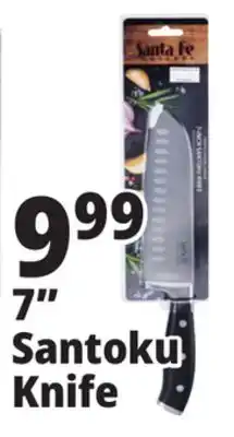 Ocean State Job Lot Santa Fe Professional Grade 7-Inch Santoku Knife offer